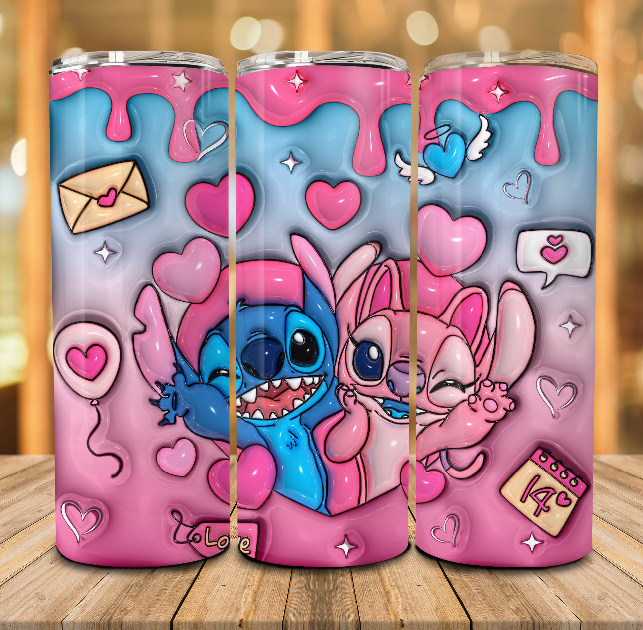 3D STITCH x ANGEL TUMBLER