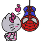 HK & Spidey Kiss