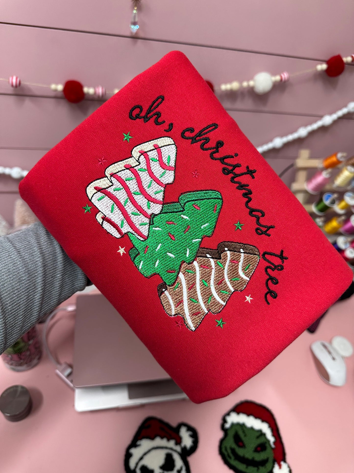 Xmas Tree Debbie Cakes