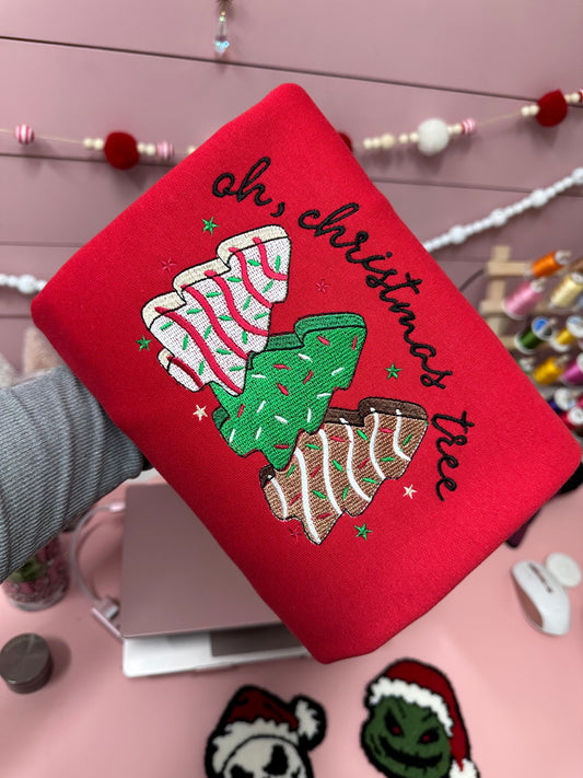 Xmas Tree Debbie Cakes