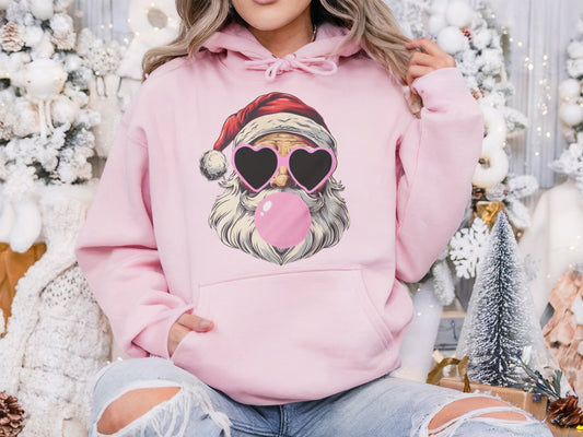 Santa Bubble Gum Heart