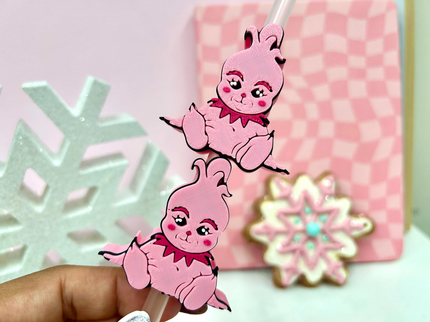 3D Baby Grinch Pink